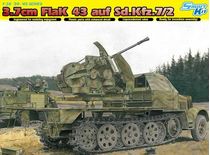 Maquette véhicule militaire : Sd.Kfz.7 avec Flak 43 - 1/35 - Dragon 06553