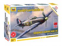 Maquette d'avion militaire : Hawker Hurricane Mk.IIc - 1/72 - Zvezda 07322