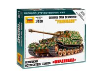 Maquette militaire : Chasseur de chars Ferdinand - 1/100 - Zvezda 6195