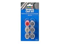 Accessoires de modélisme : Set de peintures acryliques pour voitures de sport - Revell 39074