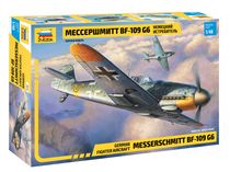 Maquette d'avion militaire : Messerschmitt Bf109G‐6 - 1/48 - Zvezda 04816