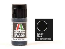 Peinture maquette : Jus Acrylique Noir – Italeri 4952AP