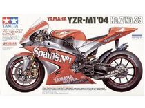 Maquette de moto : Yamaha YZR M1'04 No.7/No.33 - 1/12 - Tamiya 14100