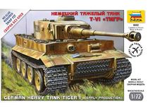 Maquette de char de combat allemand : Pz.Kpfw.VI Tiger 1/72- Zvezda 05002 5002