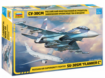 Maquette d'avion militaire : Sukhoï SU‐30 SM (Flanker H) - 1/72 - Zvezda 7314 