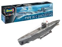 Maquette militaire : Sous-Marin Allemand Type IX C - 1/72 - Revell 5166 05166