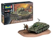 Maquette char : T-34/76 Modell 1940 - 1:76 - Revell 03294, 3294