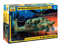 Maquette militaire : Hélicoptère Russe d'attaque MI-28NE "Night havoc" - 1/72 - Zvezda 7255 07255