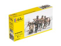Figurines militaires : Infanterie US - 1/72 - Heller 49601 - france-maquette.fr
