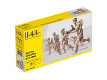 Figurines militaires : Britische Infanterie 8. Armée - 1/72 - Heller 49609 - france-maquette.fr