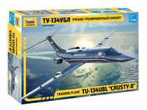 Maquette d'avion civil : Tupolev TU‐134 UBL - 1/144 - Zvezda 7036 07036