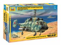 Maquette hélicoptère militaire : Kamov Ka‐29 Helix‐B - 1/72- Zvezda 7221 07221