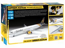 Maquette d'avion civil : Airbus A321 CEO - 1/144 - Zvezda 7040 07040