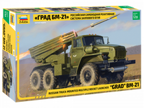 Maquette militaire : Camion militaire BM-21 "Grad" - 1/35 - Zvezda 03655 3655