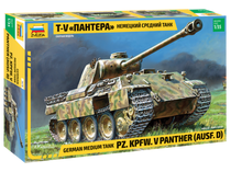 Maquette militaire : Char d'assaut Panther Ausf.D - 1/35 - Zvezda 3678