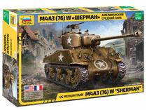 Maquette militaire : M4A3(76) Sherman - 1/35 - Zvezda 3676 03676