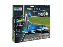 Maquette avion : Model set Eurofighter Luftwaffe 2020 Quadriga - 1:72 - Revell 63843