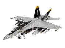 Maquette avion moderne : Model set F/A-18F Super Hornet - 1/72 - Revell 63834