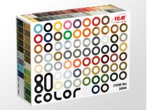 Coffret de peinture acrylique : Set 80 pots (77 couleurs + 3 vernis) 80 x 12 ml - ICM 3004