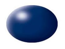Peinture pour maquette Aqua Color : Bleu foncé 'soie' - 18 ml