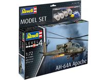 Maquette hélicoptère : Model set AH-64A Apache 1/144 - Revell 63824