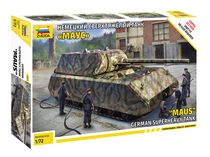 Maquette militaire allemande : Char Lourd Maus 1/72- Zvezda 5073