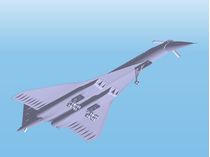 Maquette avion : Tupolev-144 1/144 - ICM 14401