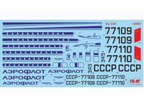 Maquette avion : Tupolev-144 1/144 - ICM 14401