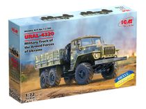 Maquette camion des forces militaires d'Ukraine : Ural 4320 1/72 - ICM 72708