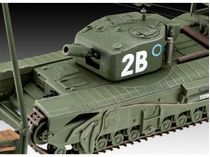 Maquette militaire : Model set Churchill A.V.R.E 1/76 - Revell 63297