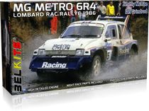 Maquette voiture de course : MG metro 6R4 lombard RAC rallye 1986 1/24 - Belkits 0016