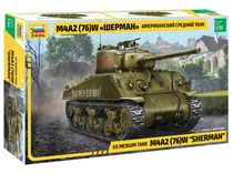 Maquette militaire : M4A2 Sherman 1/35 - Zvezda 3645