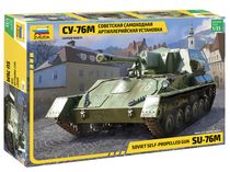 Maquette militaire : Canon automoteur SU-76 1/35 - Zvezda 3662