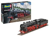 Maquette de train - Locomotive express S3/6 BR18(5) avec tender 2‘2’T 1/87 - Revell 02168