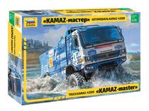 Maquette véhicule : Voiture KAMAZ-43509 KAMAZ-master 1/72 - Zvezda 5076