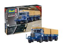 Maquette camion : Büssing 8000 S 13 mit Trailer "Platinum Edition" 1/24 - Revell 07580