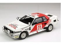 Maquette voiture : Toyota Celica TA64 1985 Safari Rally Winner 1/24 - Nunu PN24038