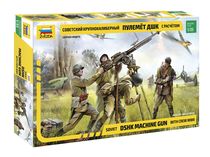 Figurines militaires : Mitrailleuse lourde soviétique DShK avec équipage 1/35 - Zvezda 3609