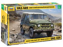 Maquette militaire : UAZ-469 4X4 sovietique 1/35 - Zvezda 3629, 03629