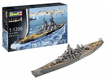 Maquette bateau militaire : USS New Jersey 1/1200 - Revell 05183