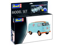 Maquette bus de collection : Model set Fourgon VW T1 "Gulf" 1/24 - Revell 67726