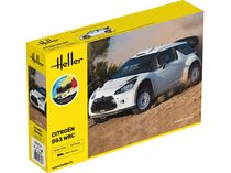 Maquette voiture de course : Starter Kit Citroën DS3 WRC 1/24 - Heller 56758