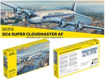 Maquette DC6 Super Cloudmaster Air France 1/72 - Heller 80315