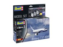 Coffret cadeau maquette avion civil : Model Set Boeing 737-800 1/288 - Revell 63809