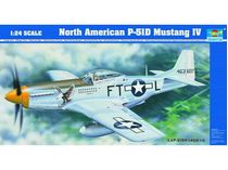 Maquette avion militaire : North American P-51 D Mustang IV 1/24 - Trumpeter 02401