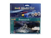 Maquette de bateau militaire : Cuirassé Bismark - 1/1200 - Revell 65802