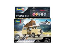 Maquette multivan Vw T2 Camper 1:24 - Model Set Easy-Click - Revell 67676