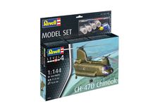 Maquette hélicoptère : Model set CH-47D Chinook 1/144 - Revell 63825