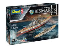 Maquette navire : The Legendary Bismarck 1/700 et 1/1200 - Revell 05637 5637