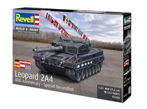 Maquette militaire : Tank Leopard 2A4 - Déco Spéciale 40e Anniversaire 1/35 - Revell 03368